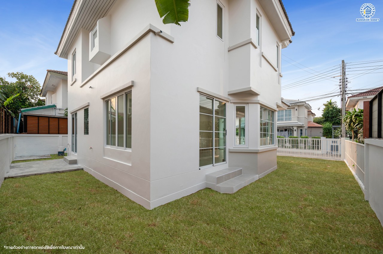 บ้านมือสองตกแต่งใหม่ โครงการ ชัยพฤกษ์ ติวานนท์-ราชพฤกษ์1 เนื้อที่ 56.3 ตร.ว. ฟังก์ชัน 3 ห้องนอน 2 ห้องน้ำ สภาพแวดล้อมดี บนทำเลศักยภาพ หน้าโครงการติดถนนใหญ่ เชื่อมต่อถนนราชพฤกษ์ ใกล้จุดขึ้นทางด่วน "ศรีสมาน" ใกล้ห้าง "เซ็นทรัล เวสต์เกต" และ "โรบินสัน ไลฟ์สไตล์ ศรีสมาน"...